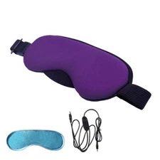 USB Heated Eye Mask w/ Warm Steam Therapy - Dry Eye Relief Electric Heating
