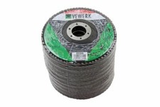 Vewerk Flap Discs Aluminium Oxide 40 Grit Pack of 10 115mm x 22.2 8020