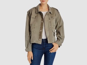 vince cropped utility jacket