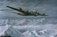 short stirling bomber command aviation Art print The Night Shift by Philip West 