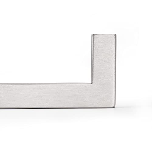 Probrico 5 inch Stainless Steel Square Kitchen Cabinet Handles Brushed Nickel...