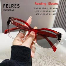 Women Cat Eye Photochromic Reading Glasses Full Rim Presbyopic Glasses Hot