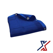 6 ft. x 8 ft. Heavy Duty Blue Sun Shade / Screen / Awning by X1Tools/Shades