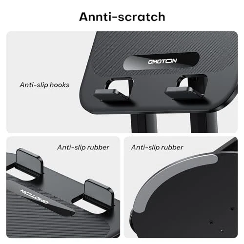 360° Rotating Ergonomic Laptop Stand Riser for Desk Workspace