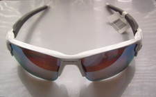 NEW Oakley FLAK 2.0 XL White POLARIZED PRIZM Black Iridium Sunglass 9188-81 VLT
