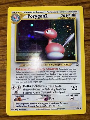 Pokemon - Porygon2 - HoloFoil Rare! - Neo Revelation 12/64 | eBay