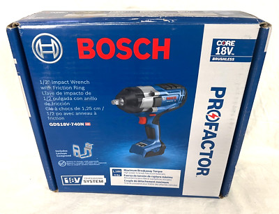 BOSCH GDS18V-740N 18V 1/2'' Profactor Core Impact Wrench (New In Retail Box)