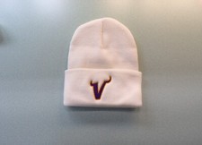 Minnesota Vikings "V" Embroidered Knit Beanie Hat New