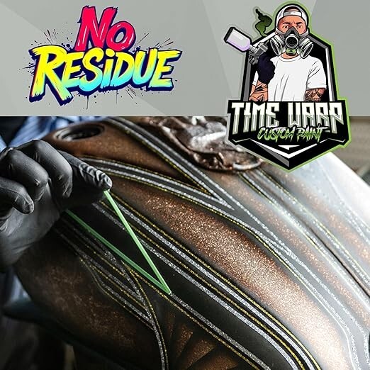 LiME LiNE 1/8" Flexible Vinyl Fineline Masking Tape for Pinstriping - Pack of 3