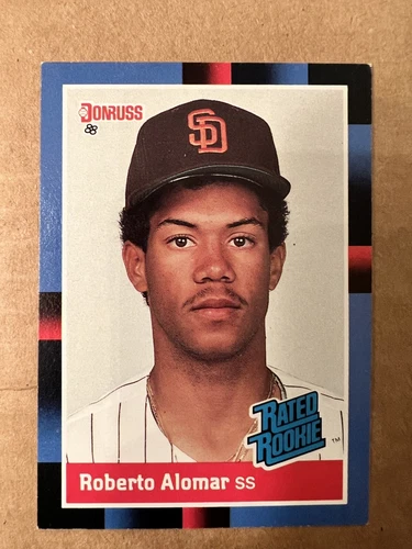 Roberto Alomar 1988 Donruss Rated Rookie RC #34 Hall of Fame