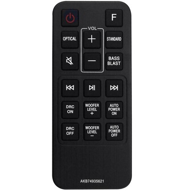 Replace AKB74935621 Remote Control for  Sound Bar Remote  SJ2.AEUSLLK P2I79276