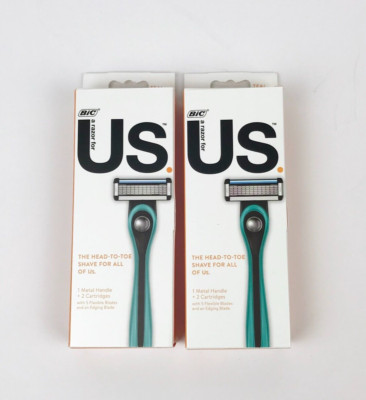 BIC US 5-Blade Razor - Teal - Lot of 2