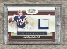 2007 Donruss Threads #CL-6 Jim Kelly Century Legends Materials Prime #/25