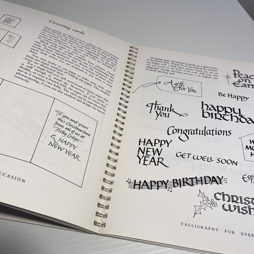 Calligraphy: A Handbook for Beginners Beverley Amos 1999 PB + Students Workbook - Picture 6 of 17