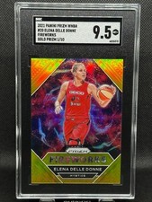 2021 PANINI PRIZM WNBA ELENA DELLE DONNE FIREWORKS GOLD 1/10 #20 MYSTICS SGC 9.5