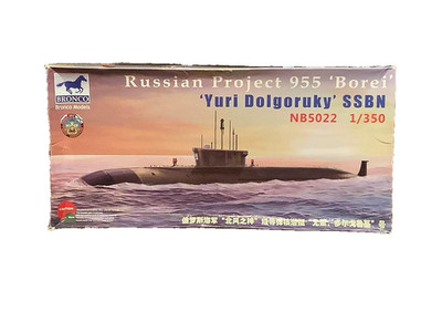 Bronco Models 1/350 Project 955 ''Borei'' 'Yuri Dolgoruky' SSBN (NB5022)