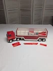 vintage Buddy L Coca-Cola Mack semi truck and trailer toy