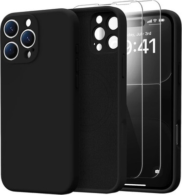 For iPhone 16 Pro Max Case w/Silicone Shockproof Protection w/Screen Protector B