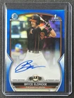 BRYCE ELDRIDGE 2023 BOWMAN DRAFT CHROME AUTO BLUE REFRACTOR 1ST PROSPECT 87/150