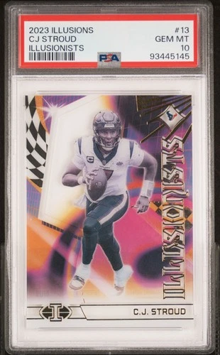 2023 PANINI ILLUSIONS ILLUSIONISTS #13 CJ STROUD ROOKIE RC PSA 10