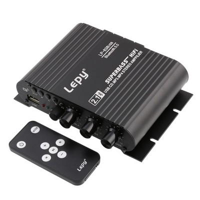 LEPY LP-838 USB 5.0 HiFi BASS 2.1 Channel Audio Amplifier 12V *tm