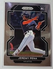Jeremy Pena 2022 Panini Prizm Rookie Card #17 Houston Astros. rookie card picture