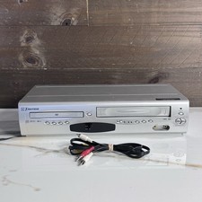Emerson EWD2203 VCR DVD Player Combo Unit VHS TESTED See Video