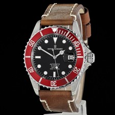 REVUE THOMMEN Diver AUTOMATIK Herren-Armbanduhr Edelstahl/Leder 17571.2536 NEU!!