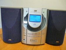 JVC Midi Hifi, UX-V3, CD works, faulty cassette, with speakers, no remote