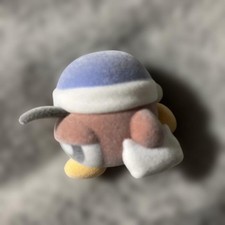 Kirby's Friend Plush Toy Brown Blue White with Hat Used