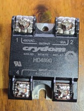 CRYDOM HD4890 Solid State Relay,Input, 4- 32VDC,Output,480VAC 90A