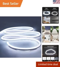 16.4FT Waterproof LED Strip Lights - Flexible Neon Rope Light for Indoors