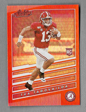 TUA TAGOVAILOA 2020 ABSOLUTE FOOTBALL ROOKIE RC CARD #3 ALABAMA. rookie card picture