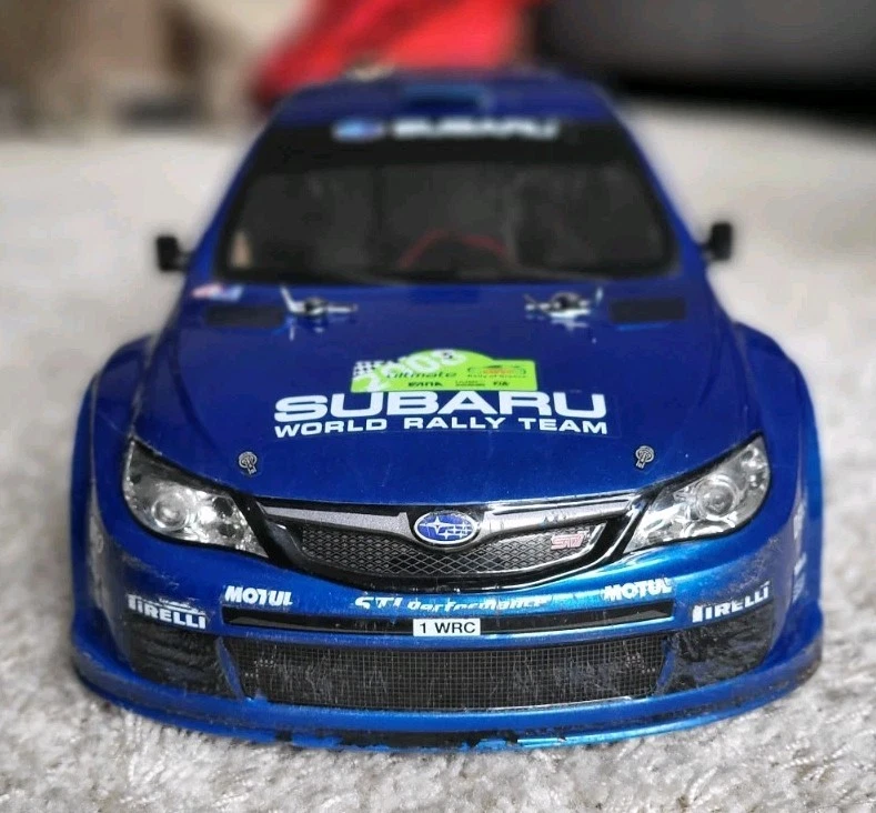 Tamiya Subaru Impreza WRC 2008 1/10 4WD TT-01E Tuned+2,4GHz RX+2004er Karosserie - Bild 2 von 4