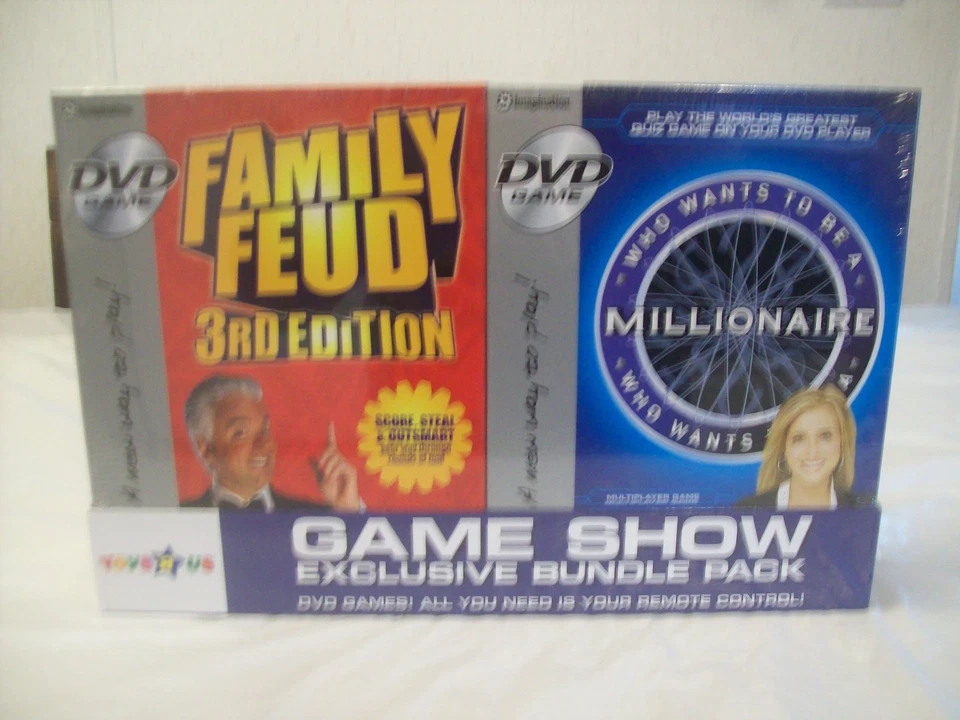 FAMILY FEUD  & WHO WANTS TO BE A MILLIONAIRE DVD GAMES - BRAND NEW & SEALED - Image 2 of 4
