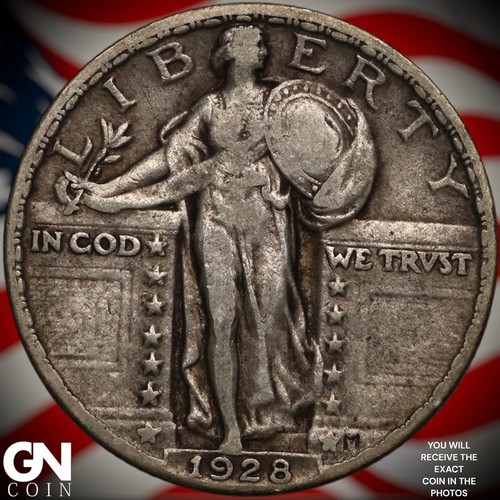 1928 P Standing Liberty Quarter A6619