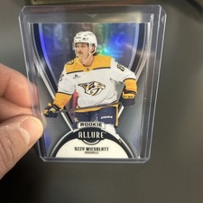 2025-26 UD Allure Rookie Black Rainbow Ozzy Wiesblatt 123 Nashville Predators