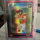 2024 Panini Donruss Optic - Rated Rookie Bo Nix #209 Pink Prizm (RC)