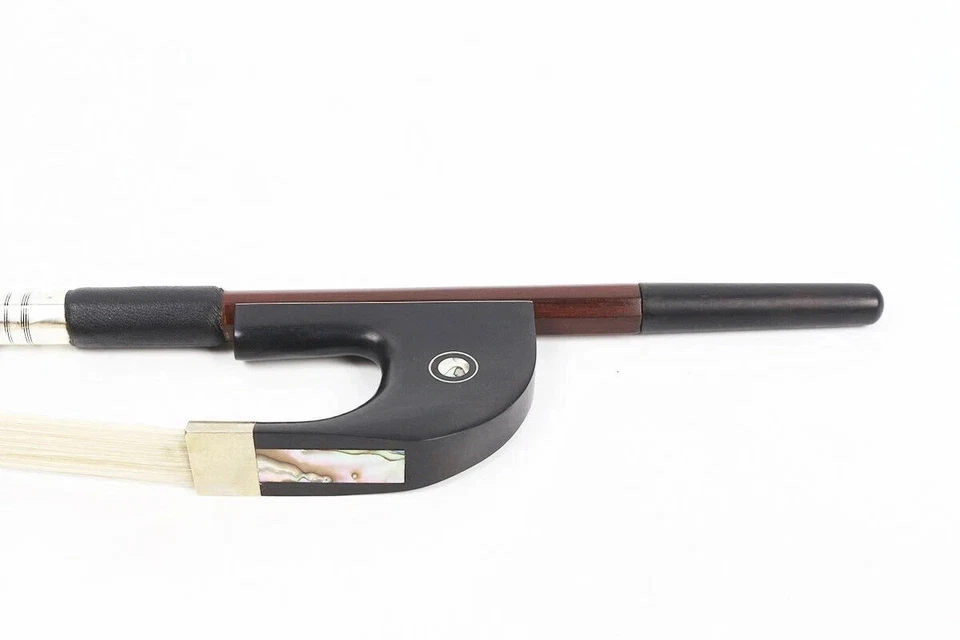 Advanced 4/4 Upright bass bow, Germany style brazilwood double bass bow - Image 3 of 4