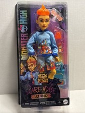 MONSTER HIGH Heath Burns Scareadise Island Scare-Adise Doll BRAND NEW