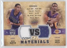 2009-10 Upper Deck VS Dual Materials 86/600 Kevin Martin Trevor Ariza #VS-KT 0j0
