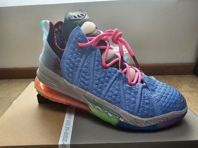 Nike LeBron 18 XVIII Best Of 1-9 Hellblau - Neu Originalverpackt - EU Größe 42