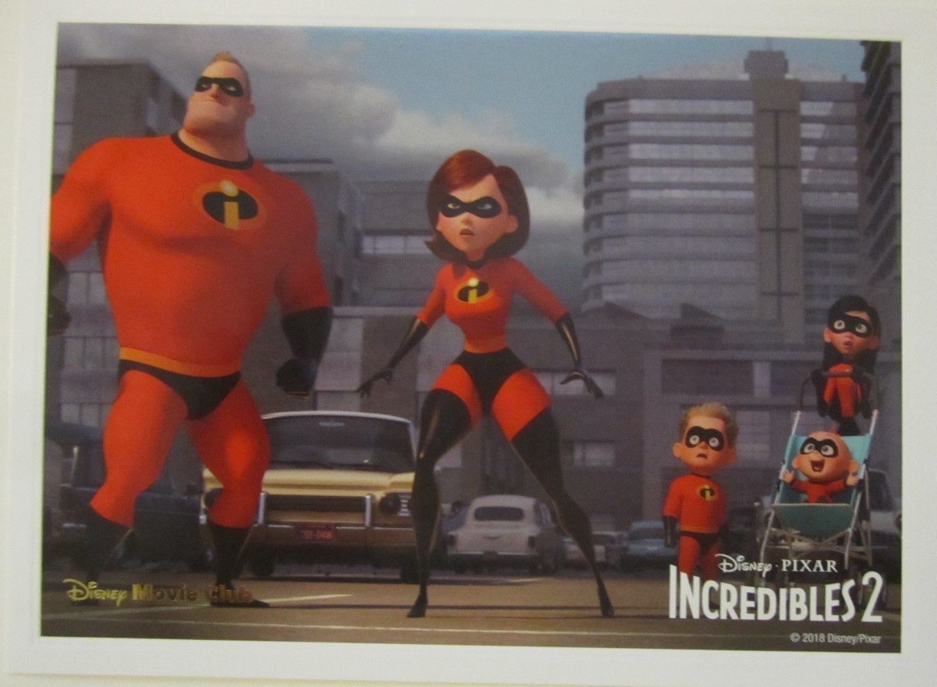 Incredibles 2 Lithograph Disney Movie Club Exclusive Limited Edition NEW