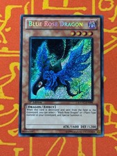 YUGIOH BLAUER ROSENDRACHE SECRET RARE 1.AUFLAGE NM EXVC-DE099