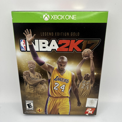 New Factory Sealed  NBA 2K17: Legend Edition Gold (Microsoft Xbox One, 2016)