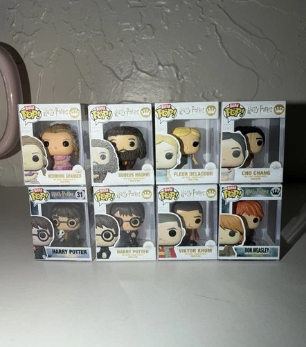 Funko Harry Potter Bitty Lot of 8 Mini Figures: Hagrid, Hermione, Ron