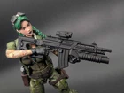 1/12 scale 3D printed heavy rifle with M203 for classified/valaverse figures