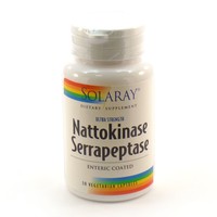 Nattokinase & Serrapeptase By Solaray - 30 Vegetable Caps Nattokinase & Serrapeptase By Solaray - 30 Vegetable Caps
