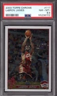 2003-04 LeBRON JAMES ROOKIE TOPPS CHROME CARD NO:111 PSA 8.5 NM-MT PLUS