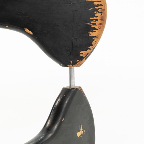 1950s Isamu Noguchi IN-50 Coffee Table for Herman Miller Ebonized Birch & Glass - Picture 6 of 12